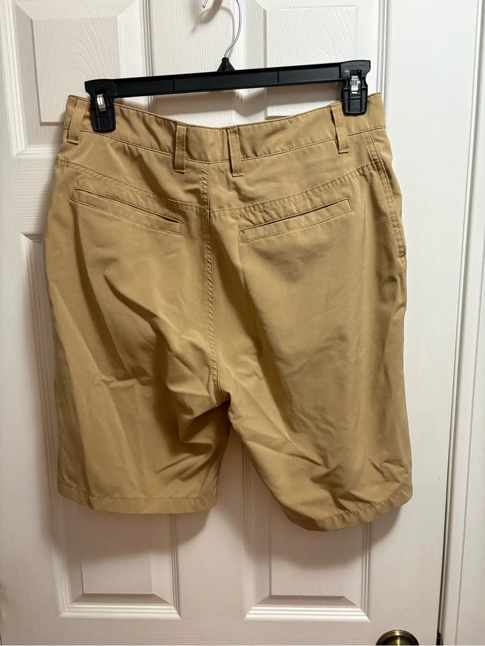 Panama Jack Tan Flat-Front Men's Shorts